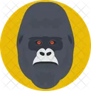 Gorilla Monkey Head Icon
