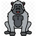 Gorilla Affe Schimpanse Symbol