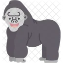 Gorilla Ape Mammal Icon