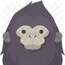 Gorilla Face  Icon
