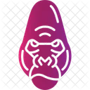 Gorilla Face  Icon