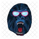 Gorilla in Glasses  Icon