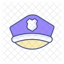 Sombrero De Policia Sombrero Gorra Icono