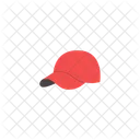 Gorra Roja De Beisbol Icono