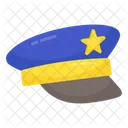 Gorra De Policia Sombrero Tocado Icono