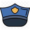 Gorra De Policia Gorra Dibujos Animados Icono