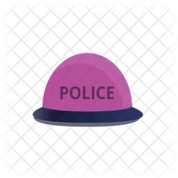 Gorra de policia  Icono