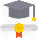 Gorro de graduación  Icono