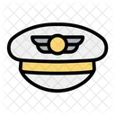 Sombrero De Piloto Piloto Avion Icono