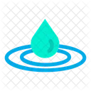 Agua Gota Chuva Icon