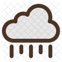 Gota De Agua Lluvioso Lluvia Icono