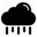 Gota De Agua Lluvioso Lluvia Icono