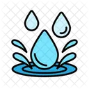 Gota De Lluvia Agua Cielo Icono
