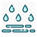 Gota De Agua Lluvia Lloviendo Icono