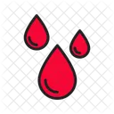 Gota De Sangue Sangue Medico Ícone