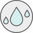 Sangue Gotas Chuva Ícone