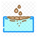 Gotas Agua Derramamentos Ícone