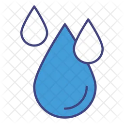 Gotas de agua  Icono