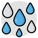 Gotas De Agua Agua Liquido Ícone