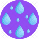 Lluvia Clima Gota Icono