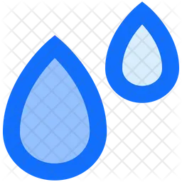 Gotas de agua  Icono