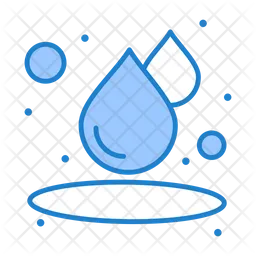 Gotas de agua  Icono