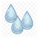 Gotas de agua  Icono