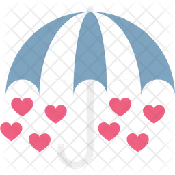 Gotas de corazon  Icono