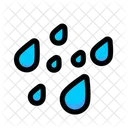 Gotas De Lluvia Icono