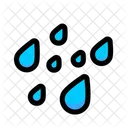 Gotas de lluvia  Icono
