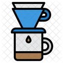 Goteo De Cafe Filtro Cafeteria Icono