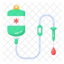Infusion Intravenosa Goteo De Sangre Bolsa Intravenosa Icono
