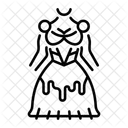 Gothic-Kleid  Symbol
