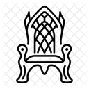 Gotischer Thron  Symbol