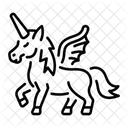Gotisches Einhorn  Symbol