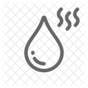 Eau Chaude Goutte Icône