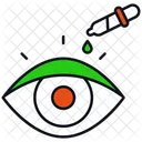 Gouttes Pour Les Yeux Compte Gouttes Compte Gouttes Icône