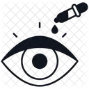 Gouttes Pour Les Yeux Compte Gouttes Compte Gouttes Icône