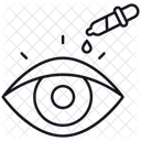 Gouttes Pour Les Yeux Compte Gouttes Compte Gouttes Icône