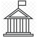 Gouvernement Bureau Batiment Icône