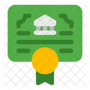 Governement Bonds Certificate Medal Icon