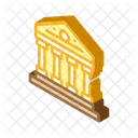 Government Building Isometric Icon