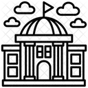 Government Minister House Bureaucracy Icon