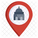 Government Office Location Government Office Pin Government Office Address Icon
