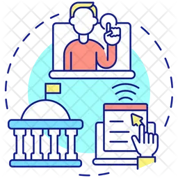 Government processing  Icon
