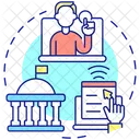 Government processing  Icon