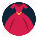 Gown Dress Partywear Icon
