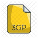 Gp Video Datei Symbol