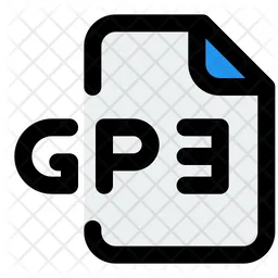 Gp 3 File  Icon