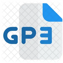 Gp 3 File  Icon